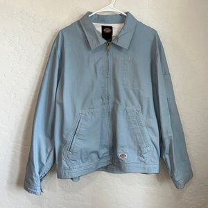 light blue mens dickies jacket. SIZE L